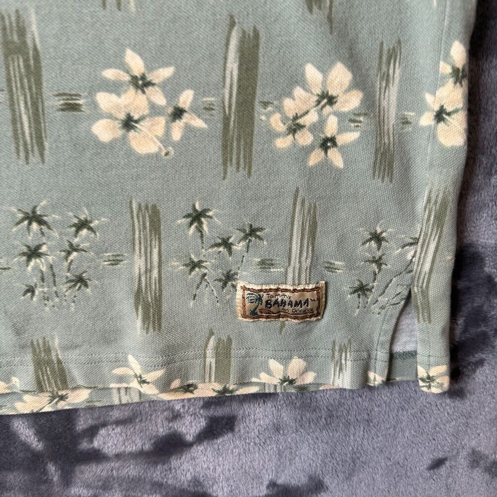 Tommy Bahama Polo Hawaiian All Over Print Short Sleeve Collard Shirt Size XXL - Picture 2 of 7